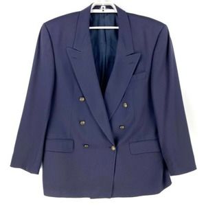 Yves Saint Laurent YSL Blazer Blue Vintage 44